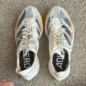 adidas White and Gray Athletic Shoes